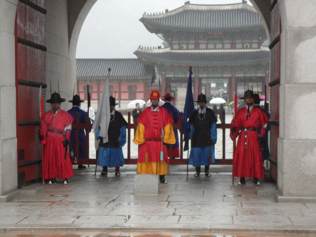 Royal Guards protecting the Palace